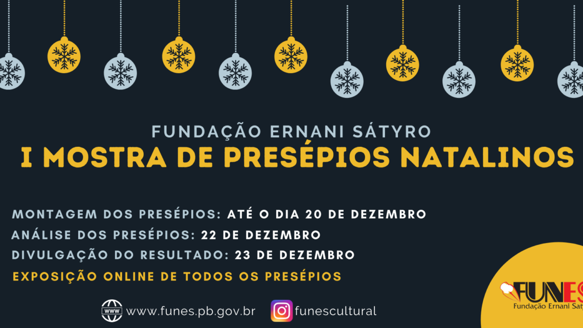 Fundação Ernani Sátyro lança mostra online de presépios natalinos Fundação Ernani Sátyro lança mostra online de presépios natalinos