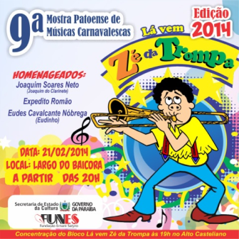 Funes Promove 9ª Mostra Patoense de Músicas Carnavalescas